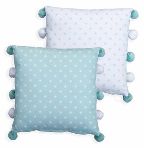 Μαξιλάρι Διακοσμητικό Πουά Deco Time Aqua 35x35 - Nef-Nef Homeware