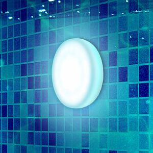 Newgarden Papaya LED επαναφορτιζόμενο φως πισίνας IP68 RGBW, ρυθμιζόμενος, Λευκό, Πλαστικό, σύγχρονο