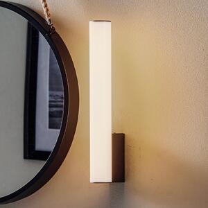 Helestra Loom LED καθρέφτης μαύρο 30 cm, Λευκό, Μπάνιο, Πλαστικό, σύγχρονο