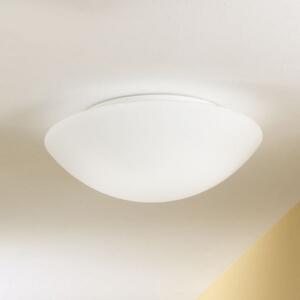 Fabas Luce Pandora φωτιστικό οροφής, Ø 25 cm, γυαλί, λευκό, ρυθμιζόμενος, Λευκό, Σαλόνι / τραπεζαρία, Γυαλί