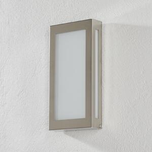 Aqua Rain Mini LED φωτιστικό τοίχου εξωτερικού χώρου, ανοξείδωτο ατσάλι