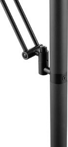 Evolo CCT LED φωτιστικό δαπέδου με φως ανάγνωσης, μαύρο