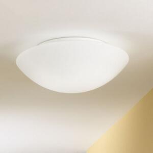 Fabas Luce Pandora φωτιστικό οροφής, Ø 36 cm, γυαλί, λευκό, ρυθμιζόμενος, Λευκό, Σαλόνι / τραπεζαρία, Γυαλί