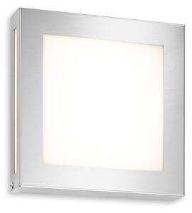 Aqua Legendo Mini LED φωτιστικό τοίχου εξωτερικού χώρου, ανοξείδωτο ατσάλι
