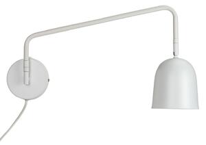 Dyberg Larsen φωτιστικό τοίχου Manchester, λευκό, προβολή 45 cm
