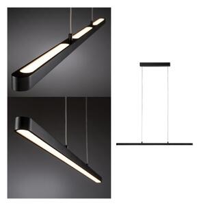 Paulmann Φωτιστικό LED Lento, μαύρο, 100 cm, φωτισμός προς τα πάνω/κάτω, με, ρυθμιζόμενος, Μαύρο, Σαλόνι / τραπεζαρία, Μέταλλο, σύγχρονο