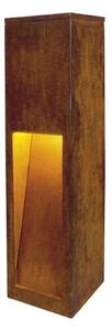 SLV Rusty Slot 50 ροζ-καφέ φωτιστικό βάσης, Καφέ / Σκουριάς, Μέταλλο, Εξοχική κατοικία / Ρουστίκ