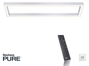 Φωτιστικό οροφής LED PURE Lines, 110 x 30 cm, ασημί, CCT, τηλεχειριστήριο