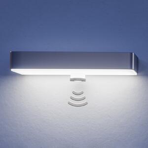 STEINEL Εξωτερικός φωτιστικός τοίχου LED XSolar SOL-O S με αισθητήρα, ανθρακί, Μαύρο, Πλαστικό, σύγχρονο