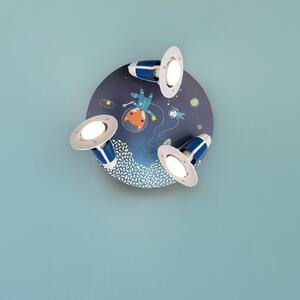 Φωτιστικό οροφής Rondell Space Mission, μπλε