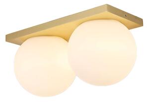 Antidark - Palla Mini C290 LED Φωτιστικό οροφής Dim-to-Warm Όπαλ/Ορείχαλκος Antidark