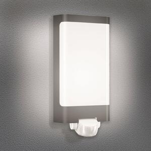 STEINEL L 240 S LED αισθητήρας φωτισμού τοίχου, ανθρακί, Μαύρο, Μέταλλο, σύγχρονο