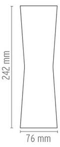 Flos - Clessidra 40°+40° Επιτοίχια φωτιστικά εξωτερικού χώρου Γκρι Flos