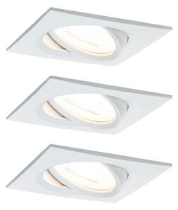 Paulmann 3 spot Nova Coin γωνιακό, dimmable, λευκό