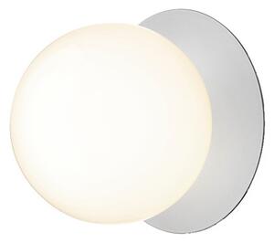 Nuura - Liila 1 Φωτιστικό τοίχου/οροφής IP44 Large Light Silver/Όπαλ Λευκό Nuura