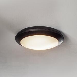 Εξωτερική λάμπα τοίχου LED Umberta μαύρο, CCT