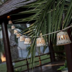 Newgarden Aurora LED αλυσίδα ηλιακού φωτός, Ξύλου