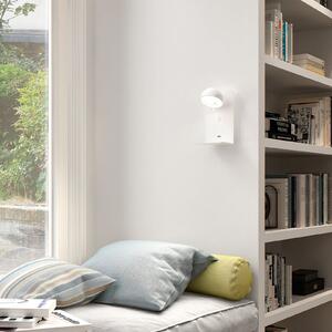 Bover Beddy A/02 LED φωτιστικό τοίχου λευκό με θύρα USB