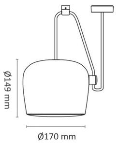 Flos - Aim Small Κρεμαστό φωτιστικό χωρίς Plug Μαύρο Flos