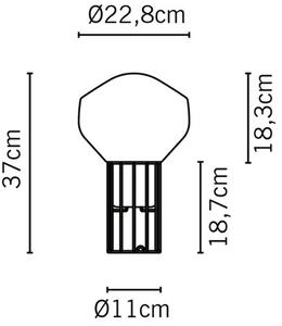 Fabbian - Aérostat Επιτραπέζιο φωτιστικό Small Ορείχαλκος Fabbian