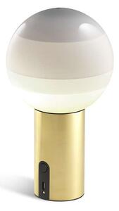 Marset - Dipping Light Portable Επιτραπέζιο φωτιστικό Off-White/Brushed Brass Marset