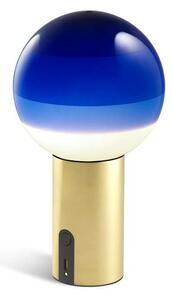 Marset - Dipping Light Portable Επιτραπέζιο φωτιστικό Blue/Brushed Brass Marset