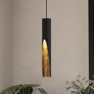 EGLO LED κρεμαστό φωτιστικό Barbotto σε μαύρο/χρυσό, 1fl., Μαύρο, Σαλόνι / τραπεζαρία, Μέταλλο, σύγχρονο