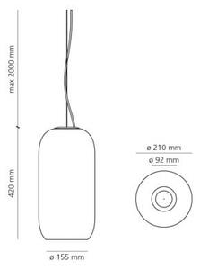 Artemide - Gople Κρεμαστό φωτιστικό Ασημένιο Artemide