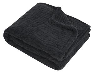 Κουβέρτα Fleece Ημίδιπλη (180x220) S-F Columbia Anthracite P3C684003