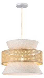 Φωτιστικό Οροφής Μονόφωτο Aca Japan LT40PBGW Beige/White