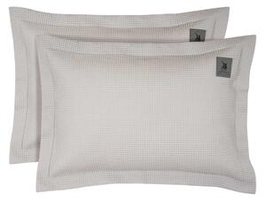 Ζεύγος Μαξιλαροθήκες Καπιτονέ (50x70) Greenwich Polo Club Essential Dots 3977 L.Grey
