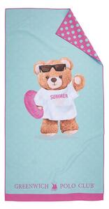 Παιδική Πετσέτα Θαλάσσης Microfiber 2 Όψεων (70x140) Greenwich Polo Club Junior 5223