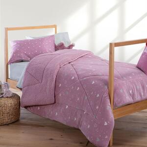 Κουβερτοπάπλωμα Παιδικό Hearts Look Rose Nef-Nef Homeware