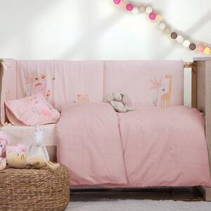 Παπλωματοθήκη Βρεφική Basic Pink Nef-Nef Homeware