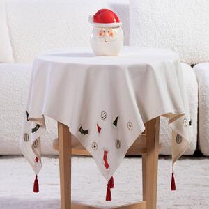 Τραπεζοκαρέ Χριστουγεννιάτικο Christmas Is All Around Ecru Nef-Nef Homeware