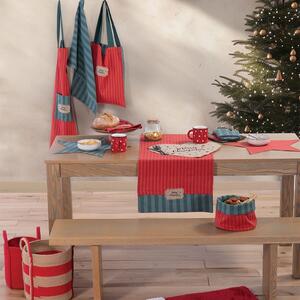 Runner Χριστουγεννιάτικο Straight To Christmas 45X150 Red-Green Nef-Nef Homeware