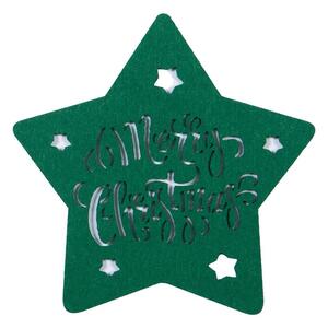 Σουβέρ Χριστουγεννιάτικα Merry Christmas (Σετ 4τμχ) D38 Green Nef-Nef Homeware