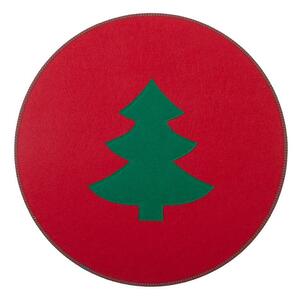 Σουπλά Χριστουγεννιάτικα Felt Tree (Σετ 2τμχ) Red Nef-Nef Homeware