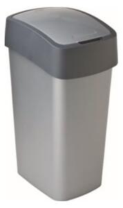 Κάδος απορρ. Kis Pacific flip -50lt -Ασημί/Ανθρακί 186181