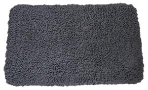 Πατάκι μπάνιου 100% βαμβάκι γκρι 50x80 cm