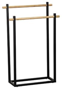 Βάση ορθογώνια bamboo με 2 θέσεις για πετσέτες 