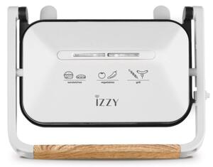 Izzy 224145 Τοστιέρα για 2 Τοστ 1300W Λευκή
