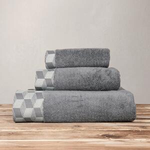 Πετσέτα Χεριών (40x60) Nima Luxe D.Grey 600gsm