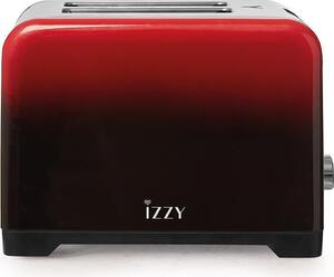 Izzy 224268 IZ-9102 Φρυγανιέρα 2 Θέσεων 950W Κόκκινη