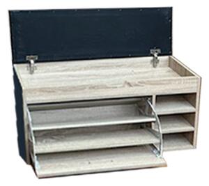 VELCO Pro Systems ΠΑΠΟΥΤΣΟΘΗΚΗ -ΣΚΑΜΠΟ 80x30x49cm ΓΚΡΙ ΟΞΙΑ