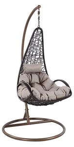 NEST26 ΚΑΦΕ 80Χ126/Φ102Χ200εκ. ΜΕΤΑΛΛΙΚΗ - ZITA PLUS