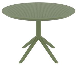 SKY OLIVE GREEN Φ105X74εκ. ΤΡΑΠΕΖΙ ΠΟΛ/ΝΙΟΥ - SIESTA