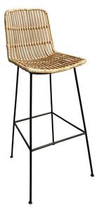 Σκαμπό μπαρ Nextdeco Lolana από φυσικό rattan Υ108x40x49εκ. - 11184------2