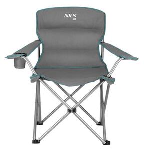 NILS CAMP Καρέκλα Παραλίας NC3079 Γκρι/Πράσινη - 15-03-278