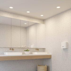 Φωτιστικό εσοχής Prios LED Cadance, λευκό, 17 cm, σετ 3 τεμαχίων, CCT